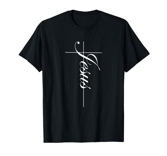 Jesus Written On a Cross - for a Christian Bible Believer T-Shirt