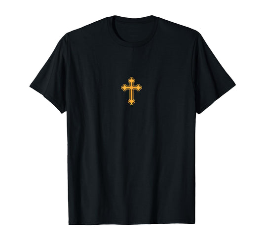 Orthodox Cross - Minimalist Christian Religious Jesus T-Shirt