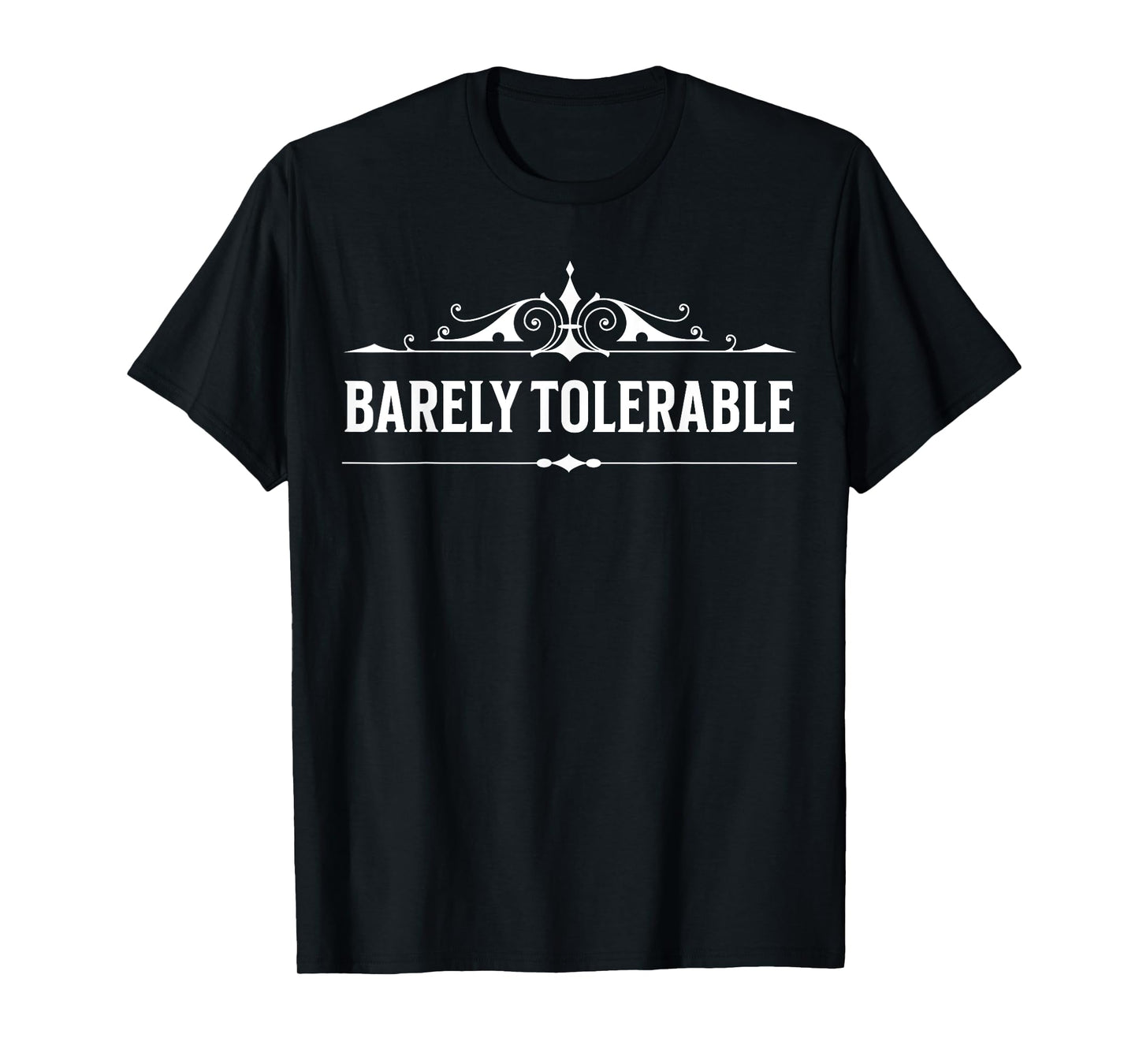 Jane Austen Barely Tolerable Book Quote T-Shirt
