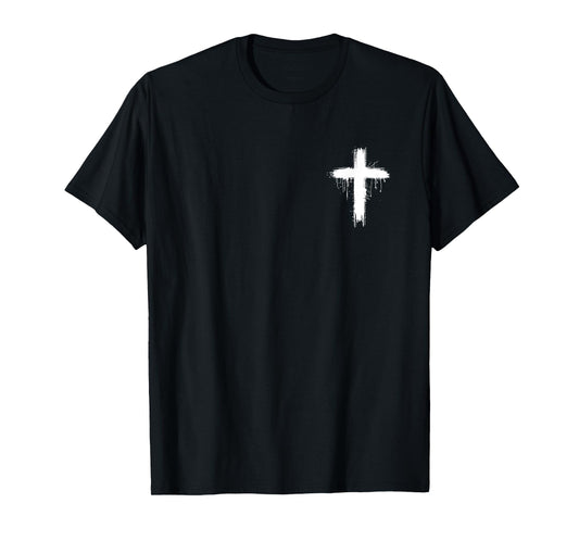Jesus Saves John 3:16-17 Front and Back Print Christian T-Shirt