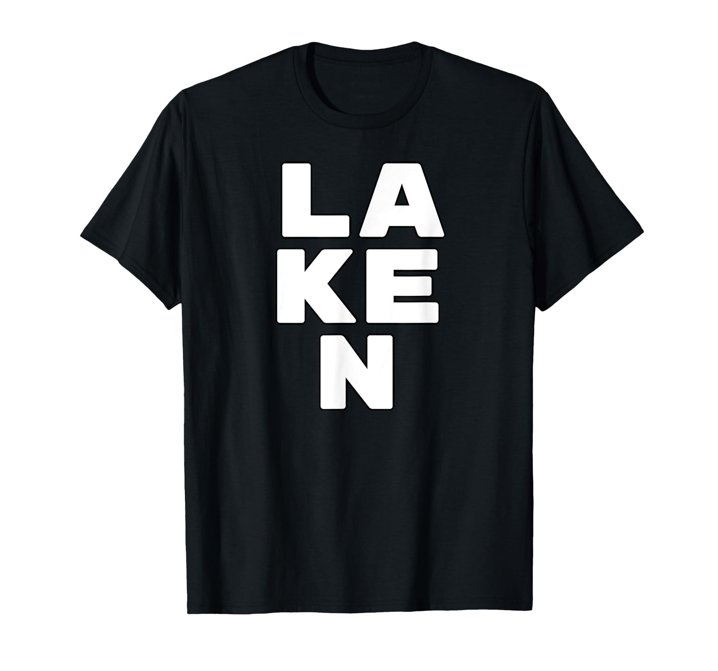 LAKEN Personalized Retro Girls Custom LAKEN Name T-Shirt