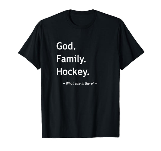 Christian Faith Jesus Christianity God Family Hockey T-Shirt