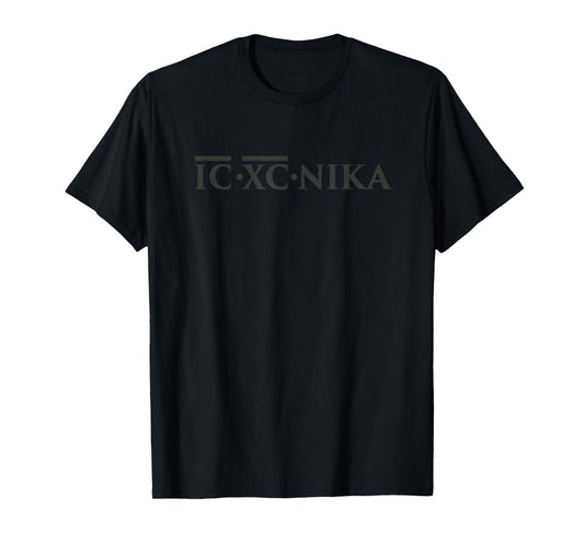 Eastern Orthodox Apparel & Greek Christian Gifts Christian IC XC NIKA - Eastern Orthodox T-Shirt