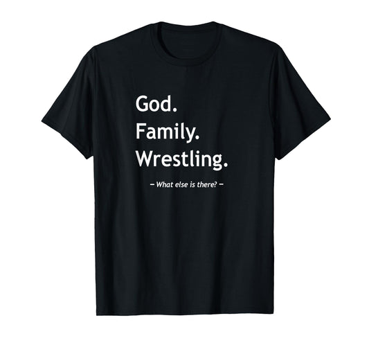 Christian Faith Wrestler Christianity God Family Wrestling T-Shirt