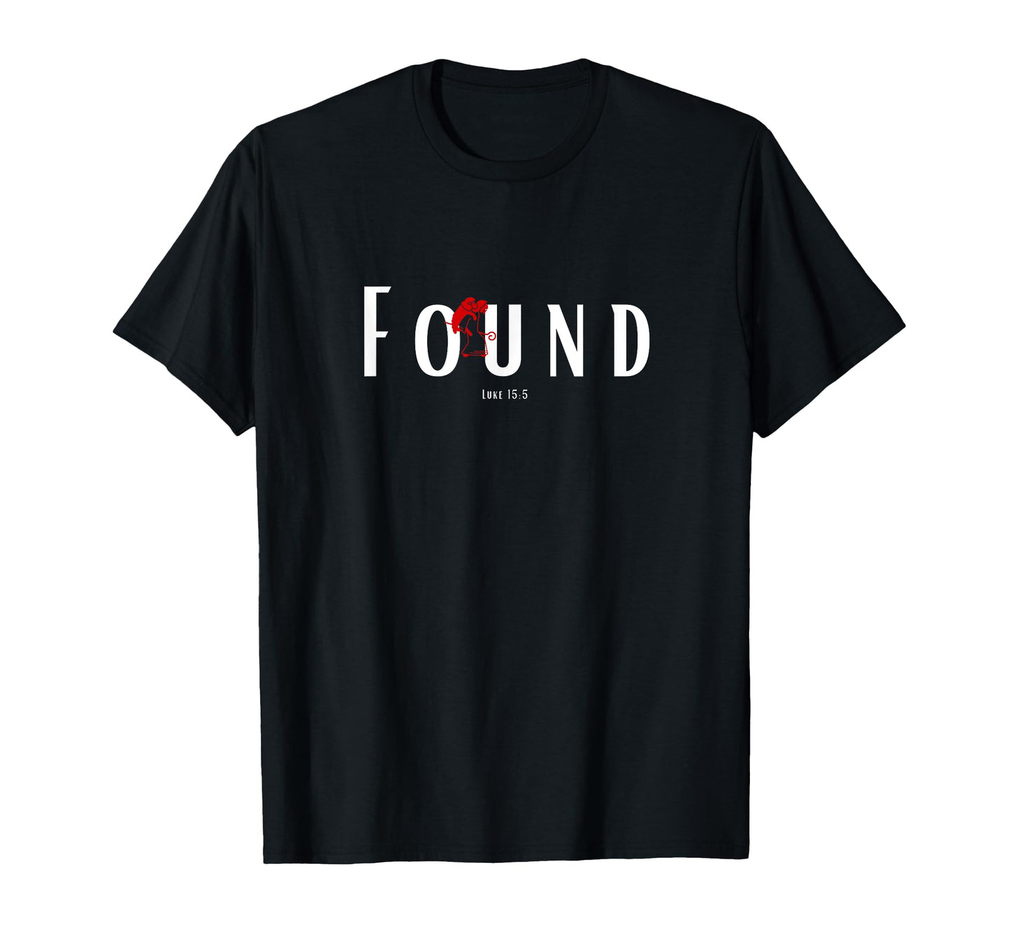 Found by Jesus Luke 15 Lost Sheep T-Shirt