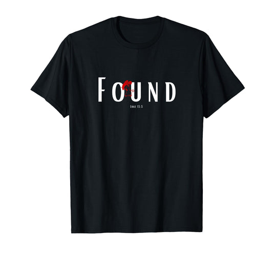Found by Jesus Luke 15 Lost Sheep T-Shirt