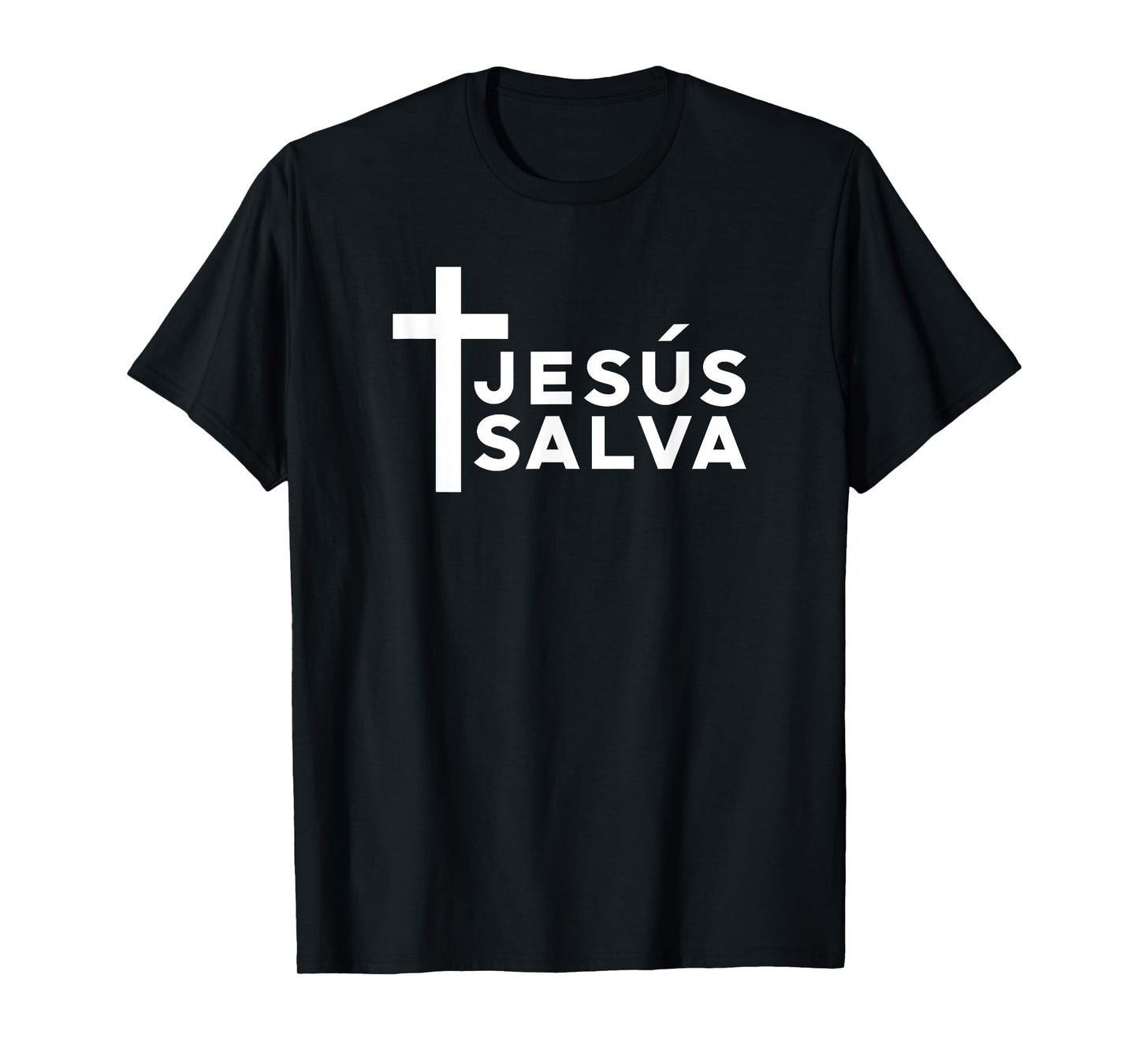 Jesus Saves Minimal Christian Spanish Language T-Shirt