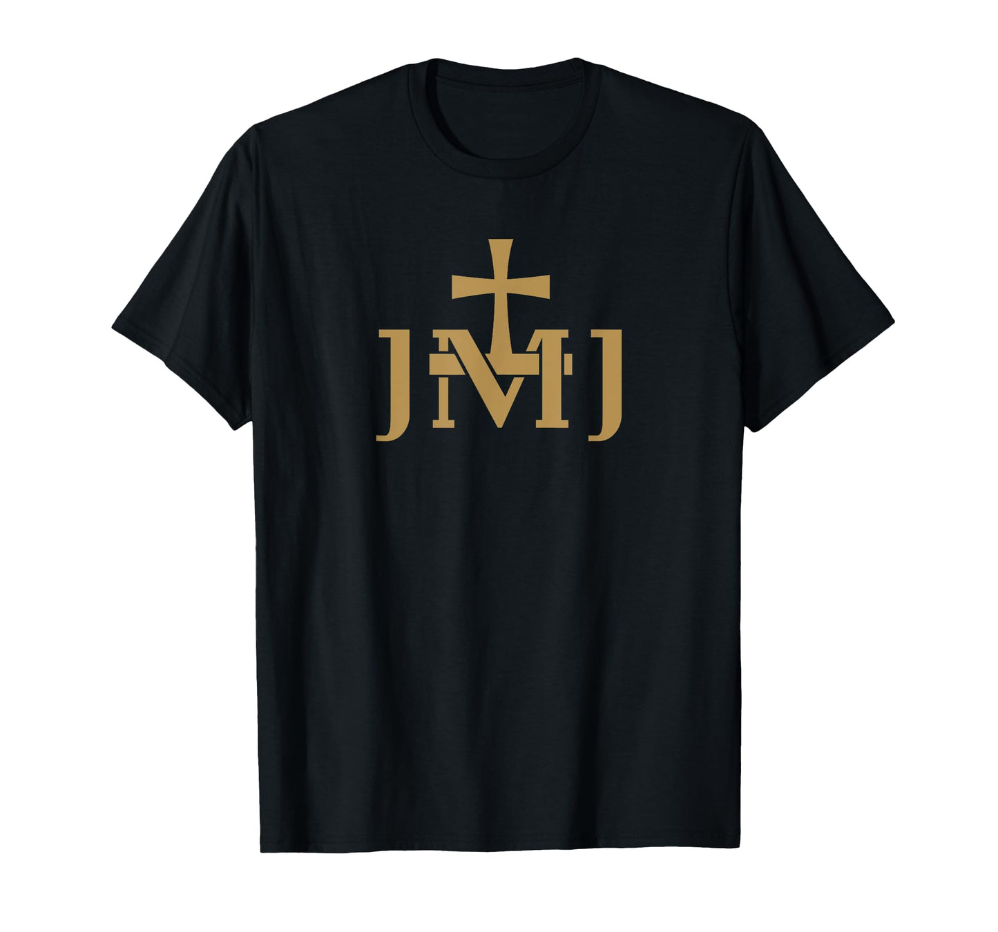 JMJ Jesus Mary Saint Joseph Insignia Catholic T-Shirt