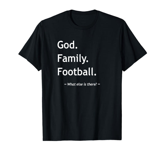 Christian Faith Jesus Christianity God Family Football T-Shirt