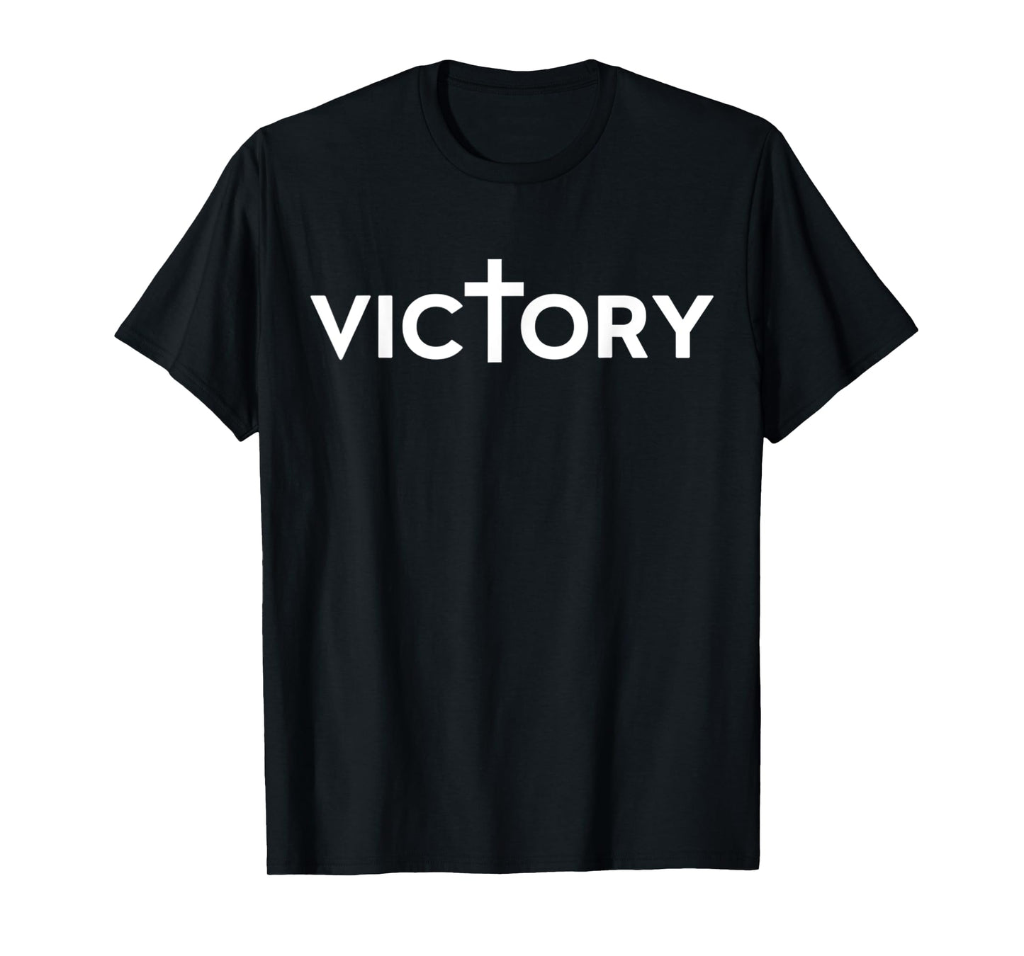 Funny Victory Jesus Christ Cross Religious Faith Men Women T-Shirt