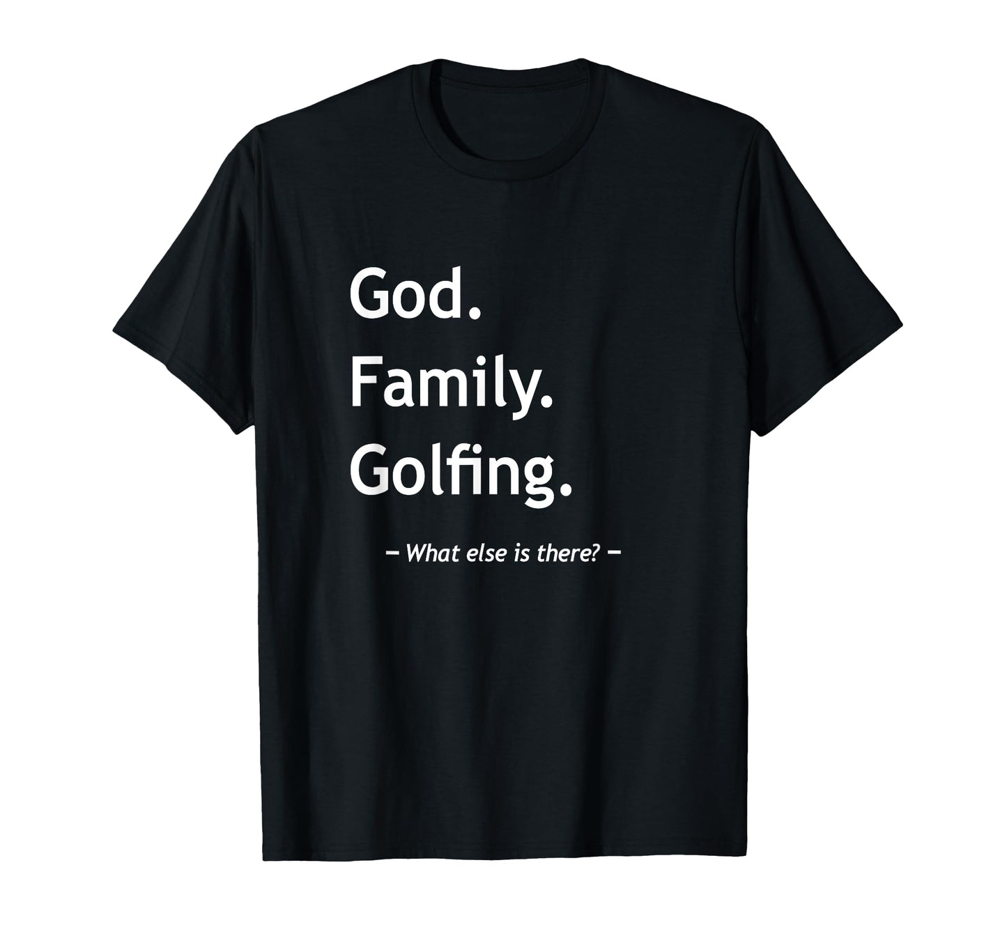 Christian God Family Golfing Jesus Christ Christianity T-Shirt