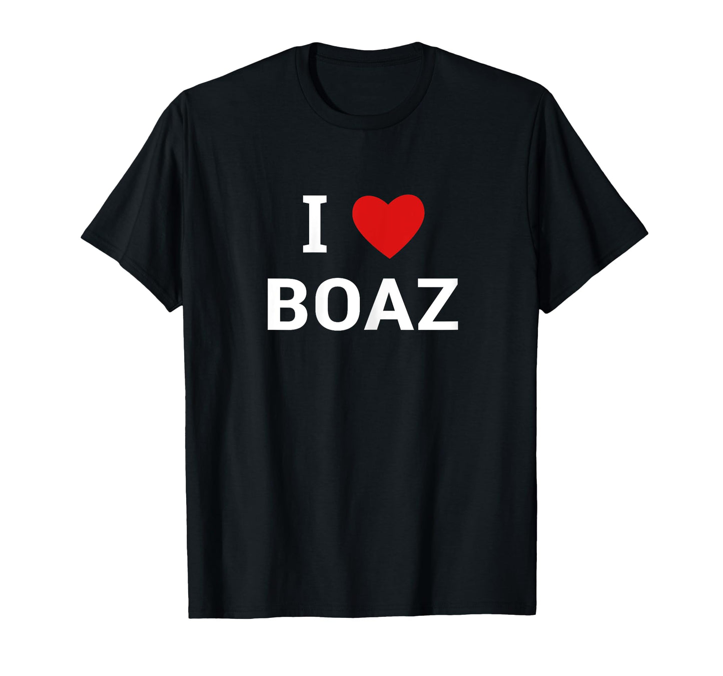 I Love Boaz Study of Ruth Bible Verse T-Shirt