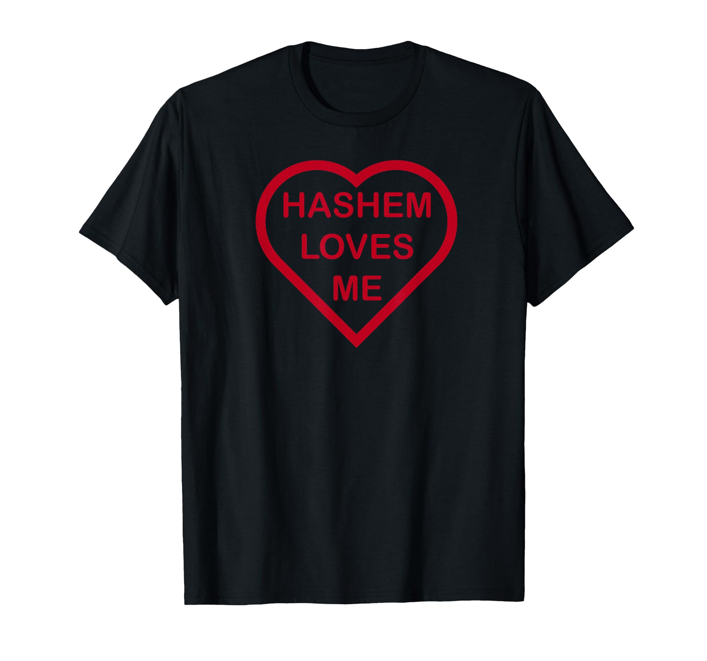 Hashem Loves Me, Red Heart T-Shirt