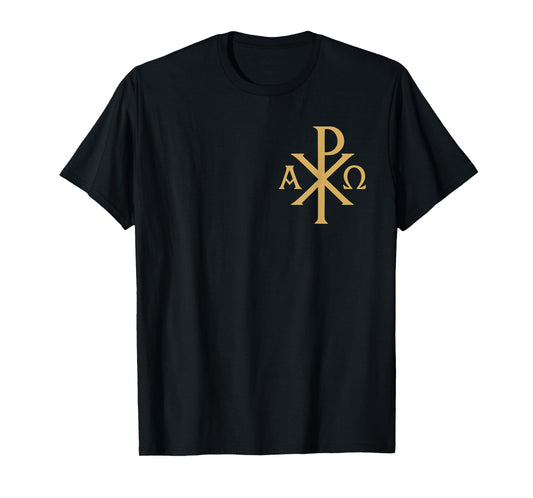Chi Rho - Alpha Omega - Christian Symbols T-Shirt