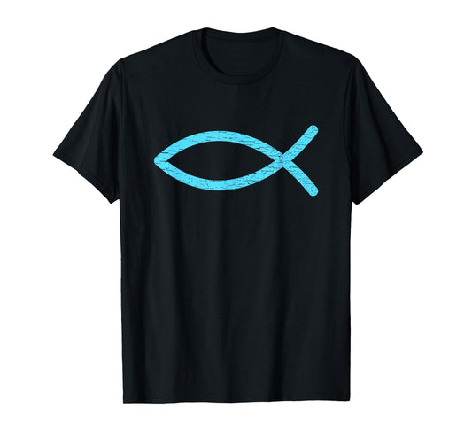 Christian Symbol Jesus Fish Ichthys Ixoye Religious Gifts T-Shirt