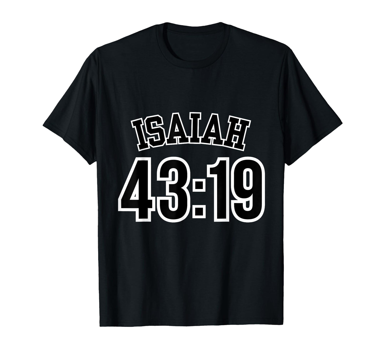 Isaiah 43:19 Sports Jersey Christian Scripture Verse Design T-Shirt