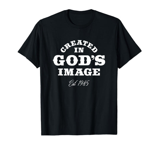 40 Year Old Christian Jesus and God 40th Birthday T-Shirt