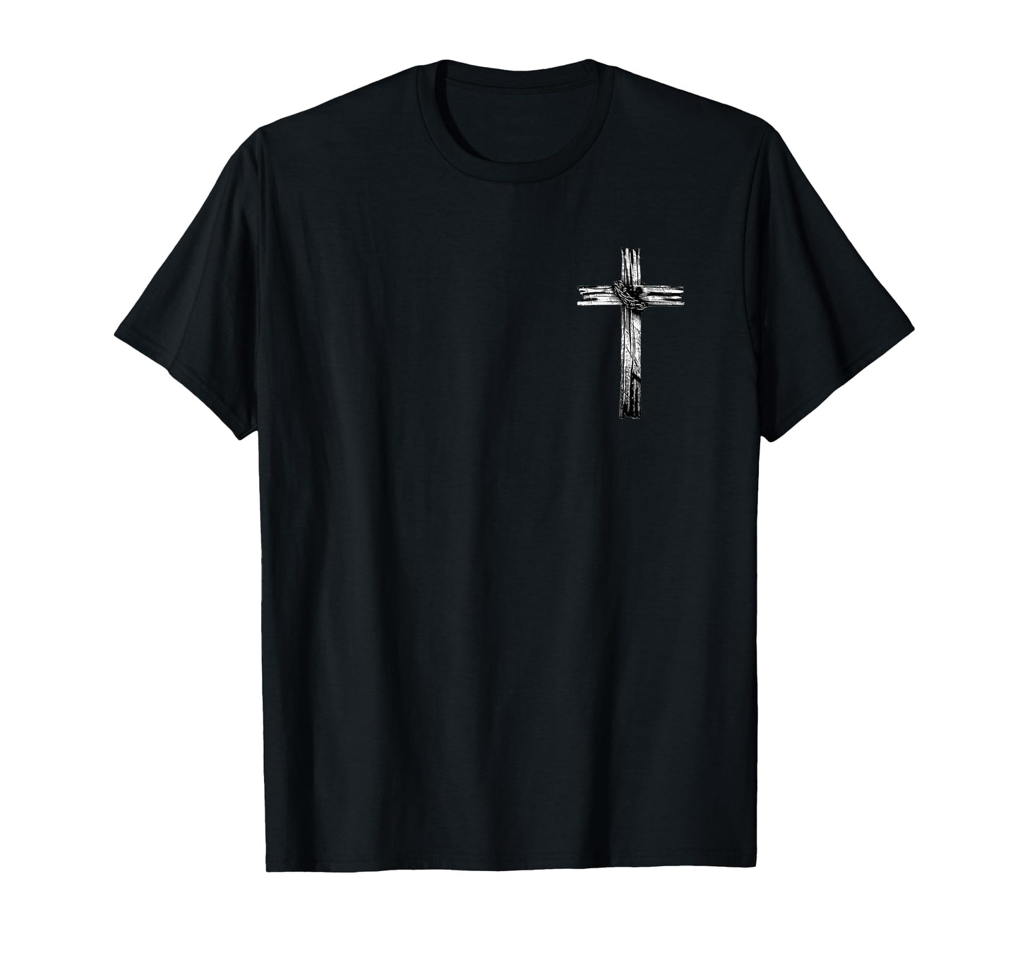 John 3:16 Christian Cross Bible Front and Back T-Shirt
