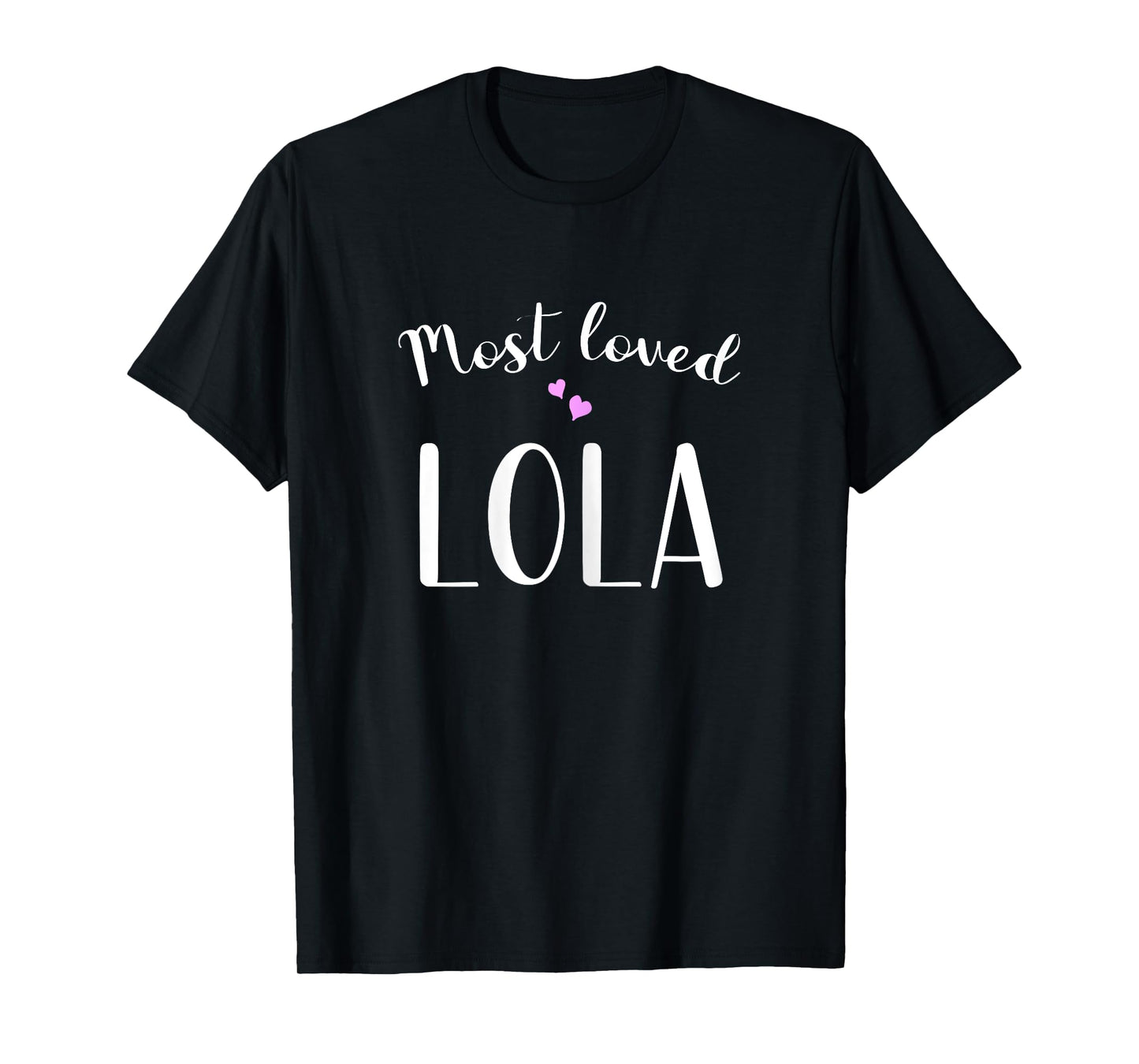 Most Loved Lola Cute Hearts T-Shirt