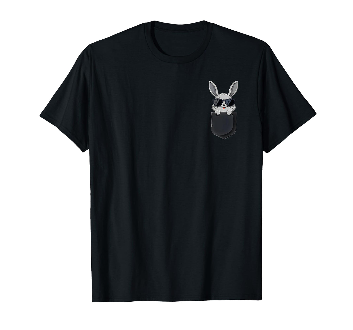 Funny Easter Bunny In Pocket T-Shirt