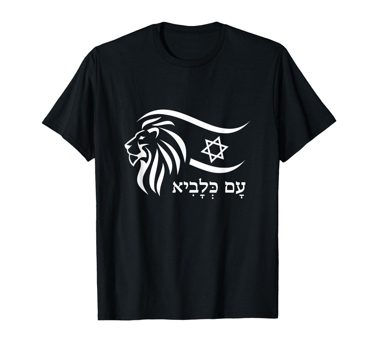 Rising Lion Nation Of Israel Jewish Bible Am Israel Chai T-Shirt