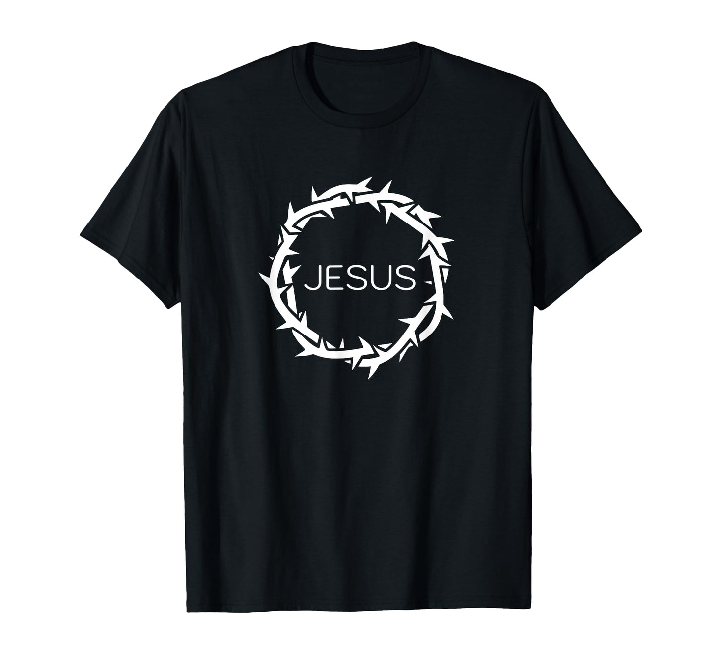 Jesus. Crown of Thorns of Christ. Christian Devotion T-Shirt