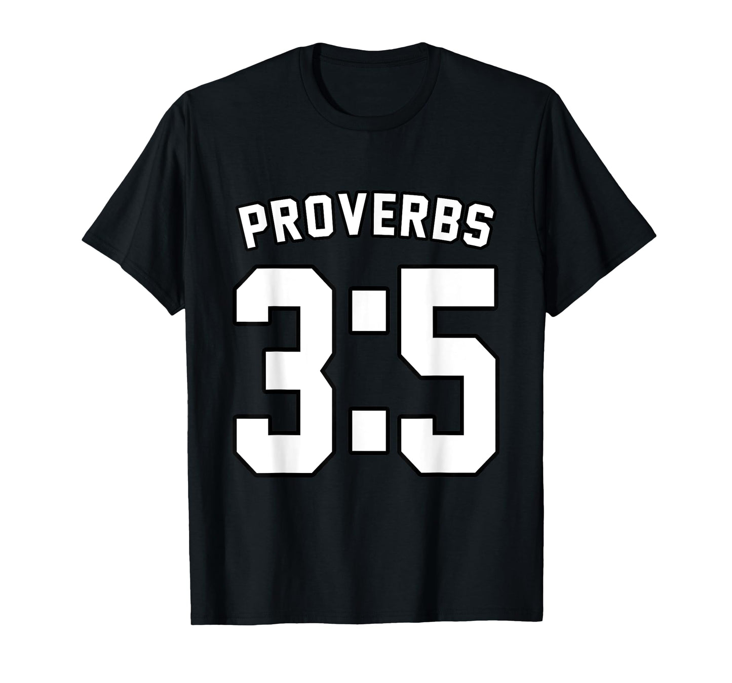 Proverbs 3:5 Sports Jersey Christian Motivation Apparel T-Shirt