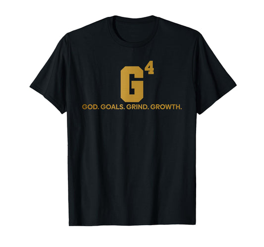 G4 God Goals Grind Growth Funny Christian T-Shirt
