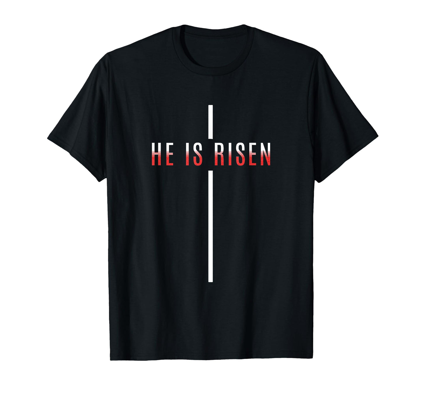 He Is Risen Cross Jesus Easter Christian Men Women Kids T-Shirt