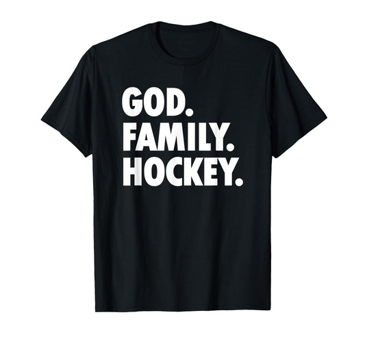 God Family Hockey - Novelty Faith T-Shirt