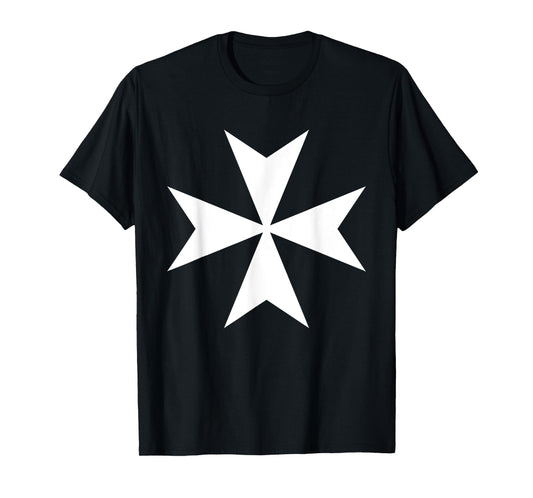 Knights Hospitaller Maltese Cross Catholic Christianity Cool T-Shirt