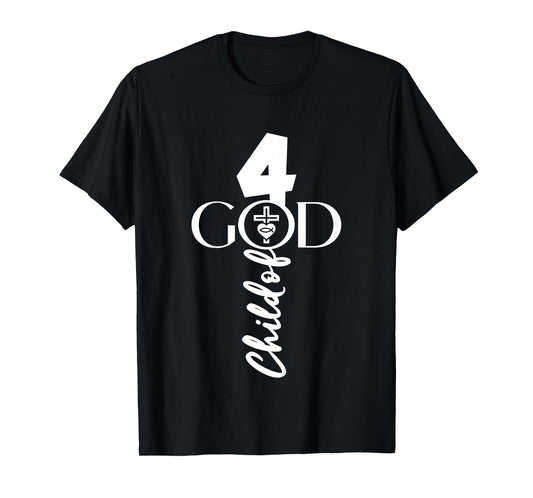 GOD 4 YEARS JESUS 4TH BIRTHDAY T-Shirt