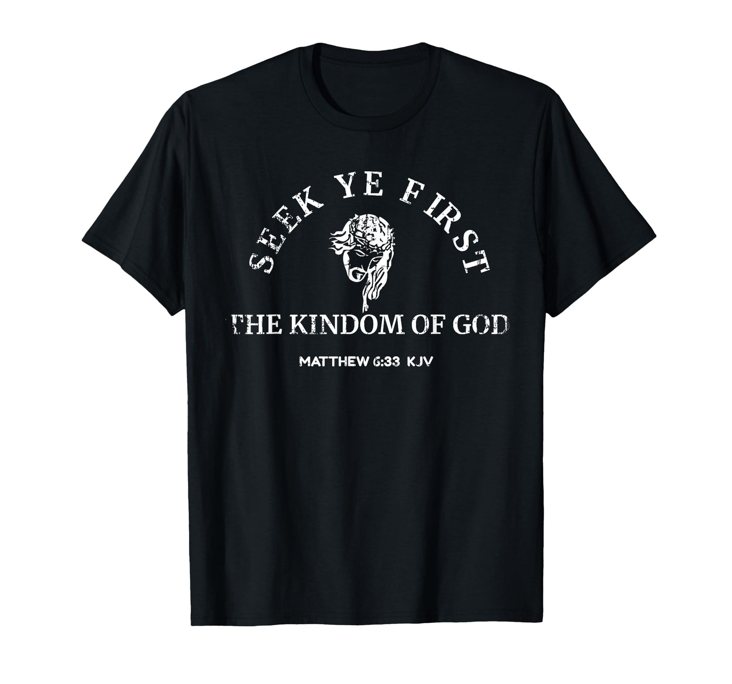 Christian T Shirt Bible Verse Scripture Matthew 6:33 T-Shirt