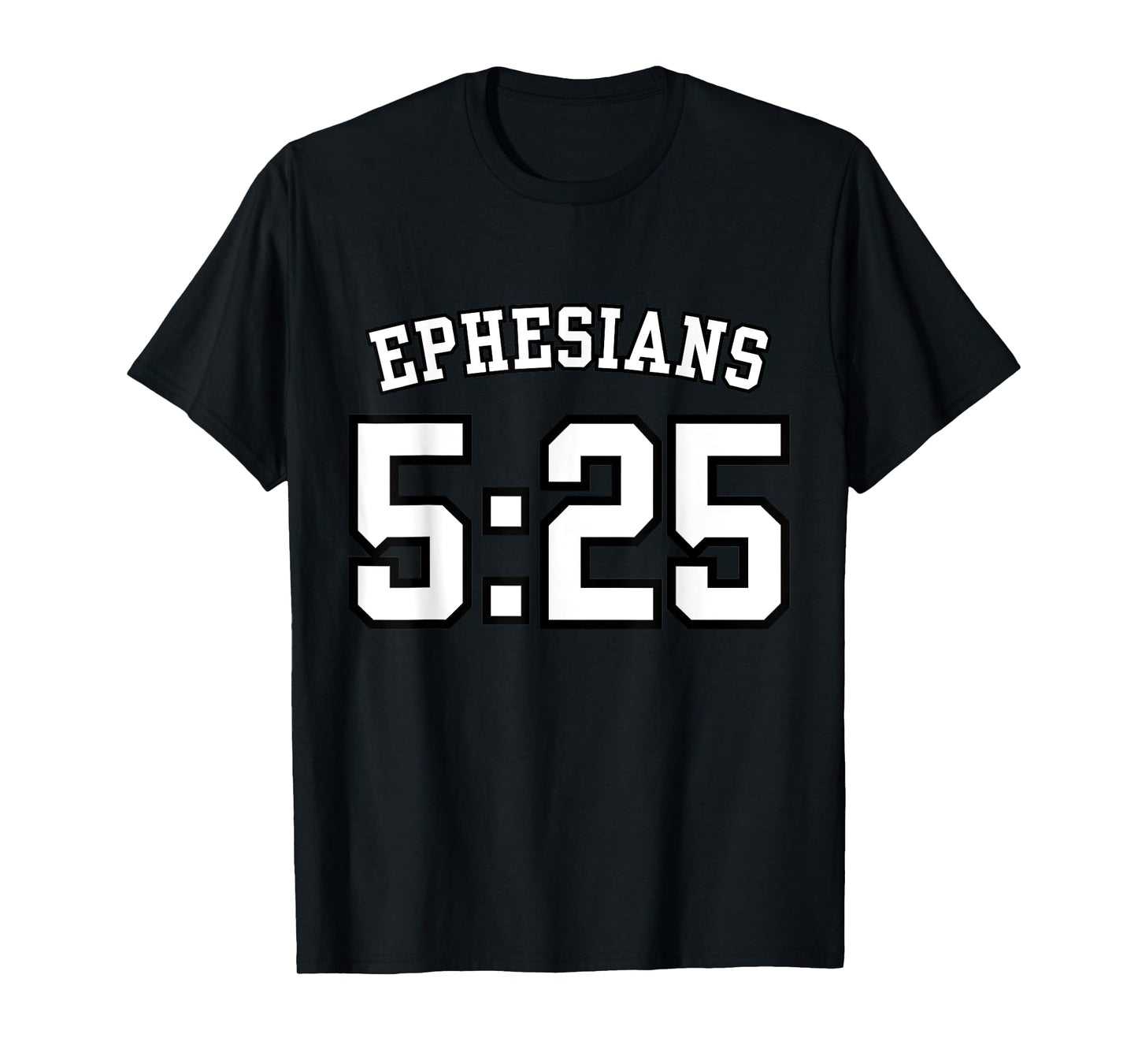 Ephesians 5:25 Sports Jersey Christian Scripture Design T-Shirt