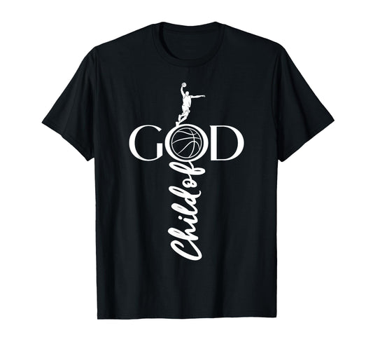 Religious Jesus Basketball Child of God Basketball T-Shirt