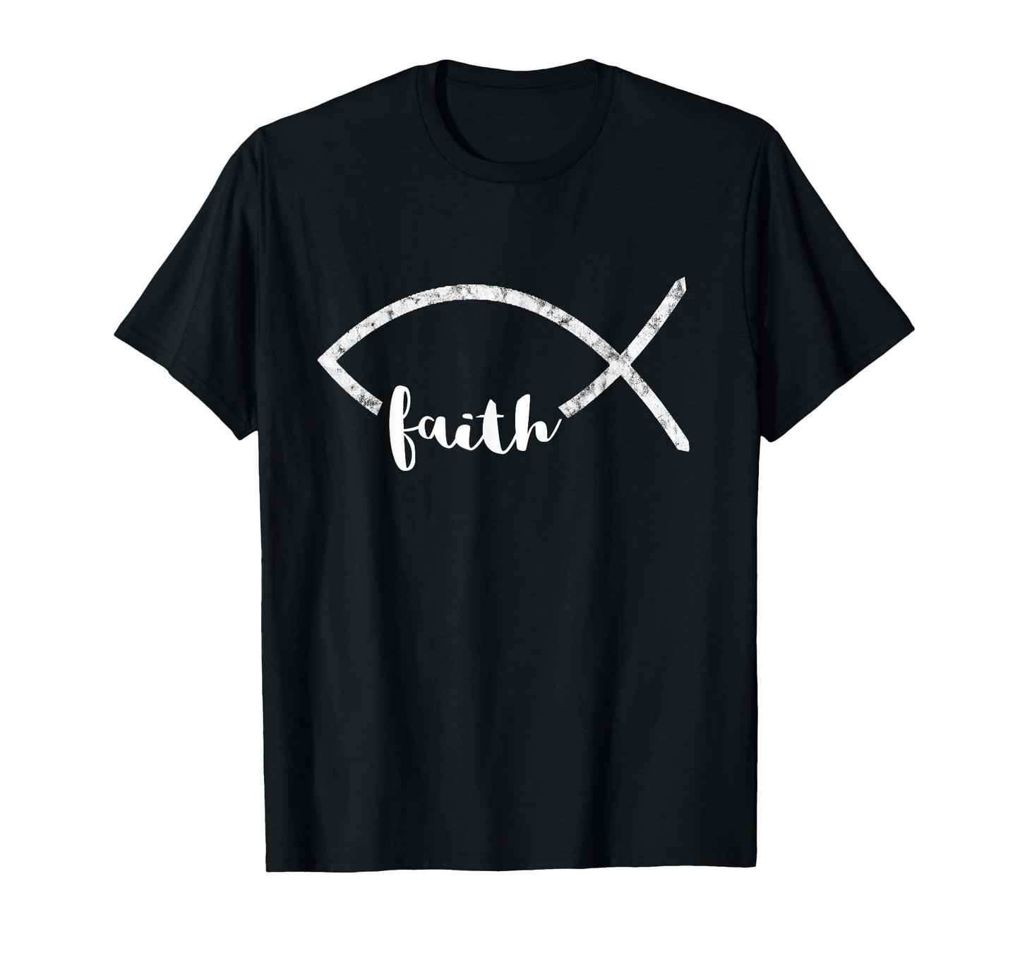 Jesus Fish Ichthys Symbol Christianity Christian Faith T-Shirt
