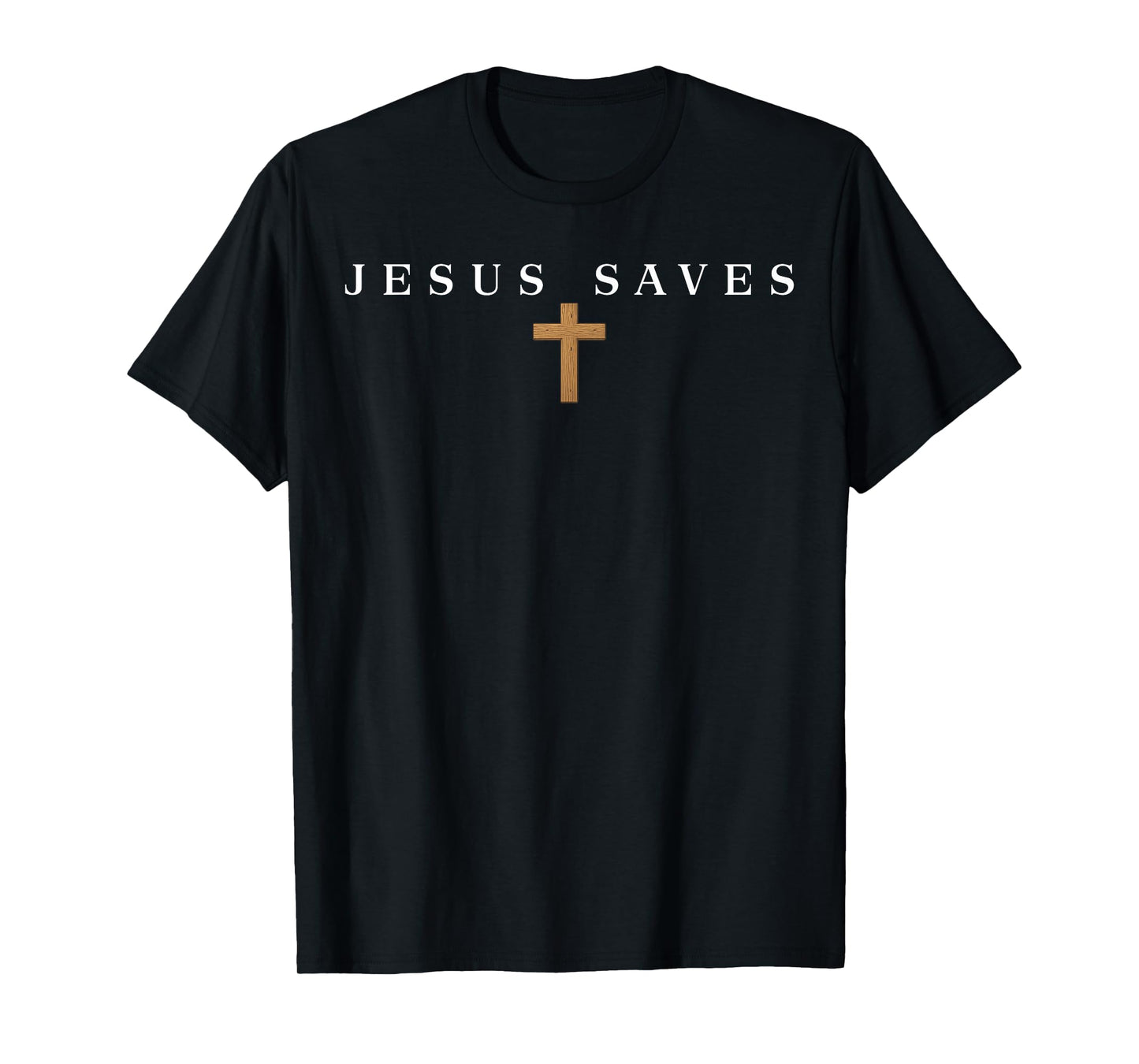 Jesus Saves Cross Christian Faith God Bible Religious Pray T-Shirt