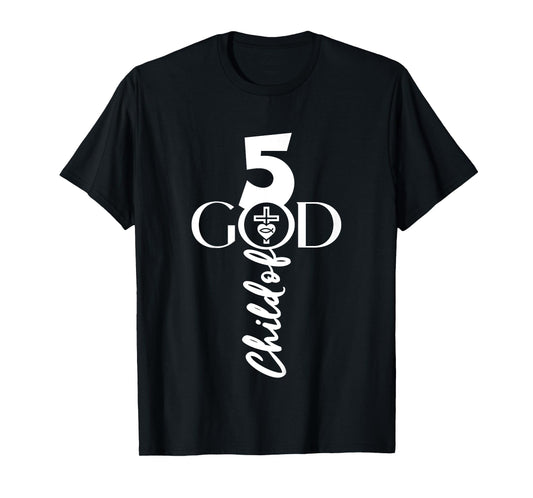 GOD 5 YEARS JESUS 5TH BIRTHDAY T-Shirt