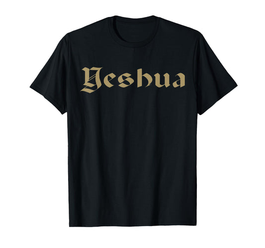 Funny Golden Yeshua Jesus Hebrew Name of Jesus T-Shirt