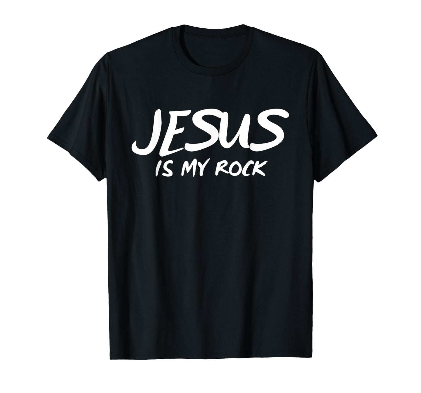 Funny Jesus Is My Rock Religious Jesus Christ And God T-Shirt