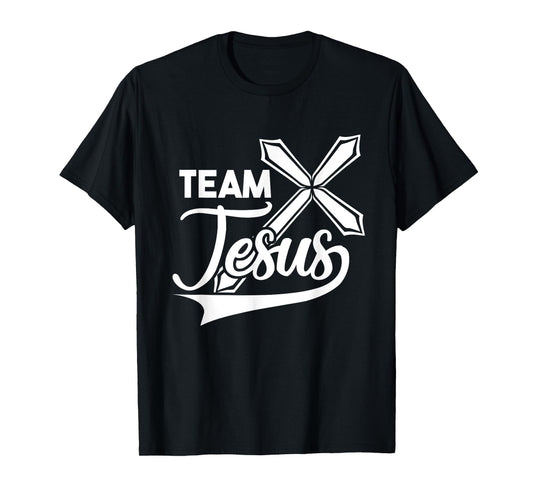 Sport Team Jesus Christian Faith Cross Christ Rise-Up T-Shirt