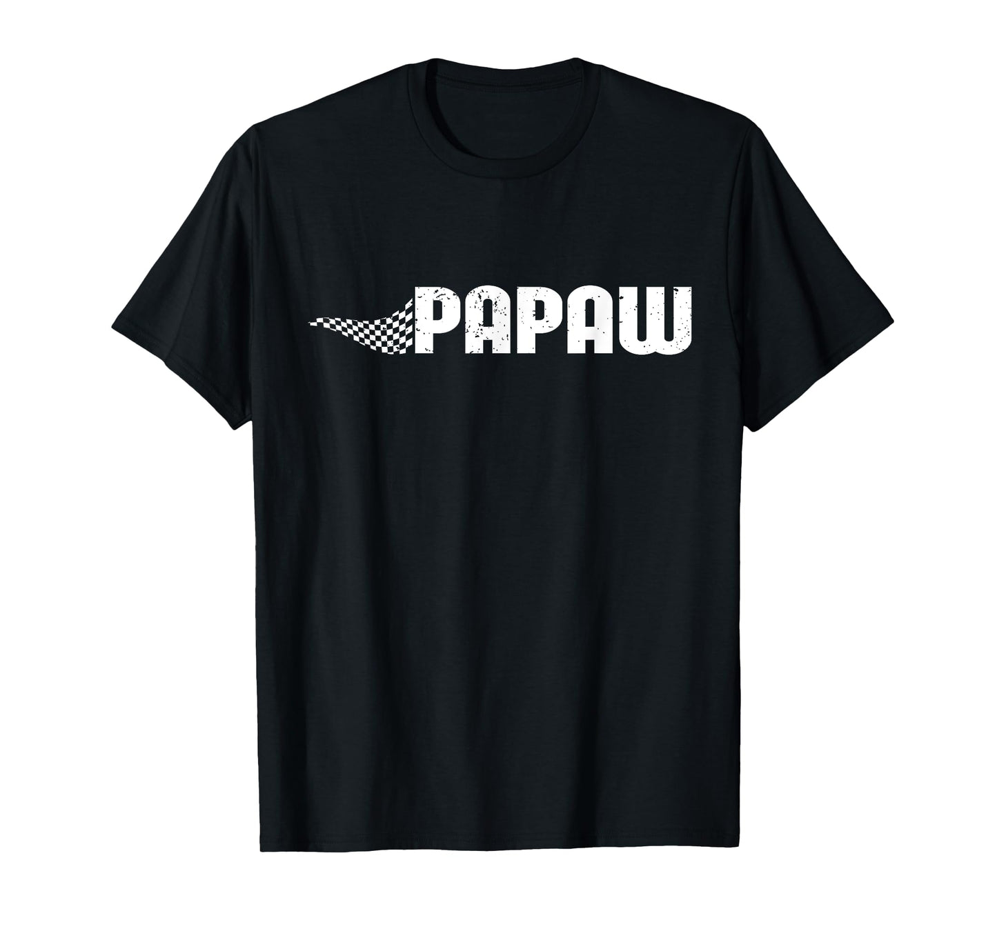Pit Crew Papaw Racing Car Family Matching Birthday Party T-Shirt