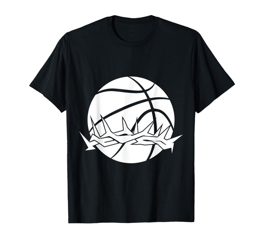 Religious Jesus Basketball Christ GOD Basketball T-Shirt