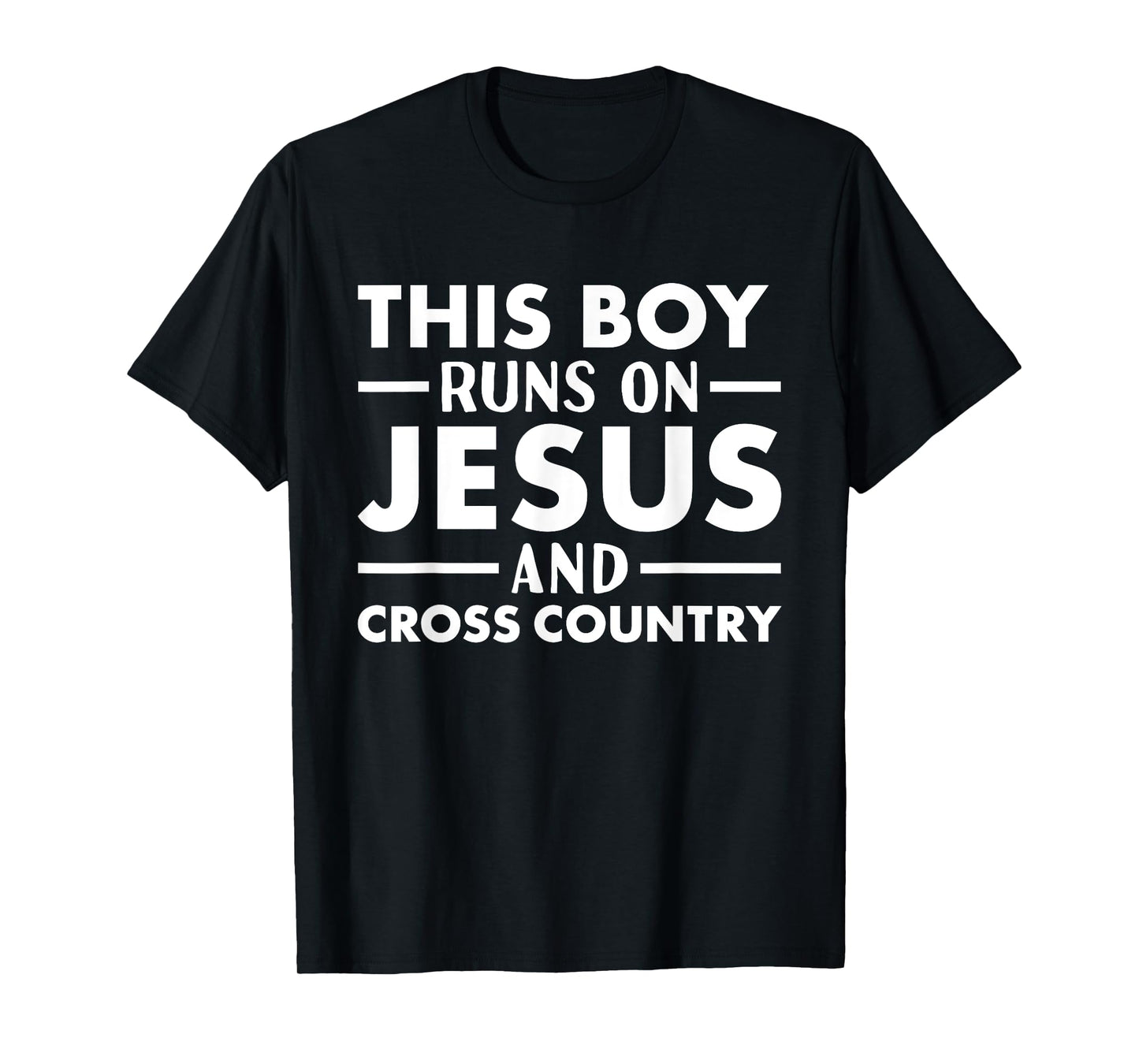 Rider This Boy Runs On Jesus Cross Country T-Shirt