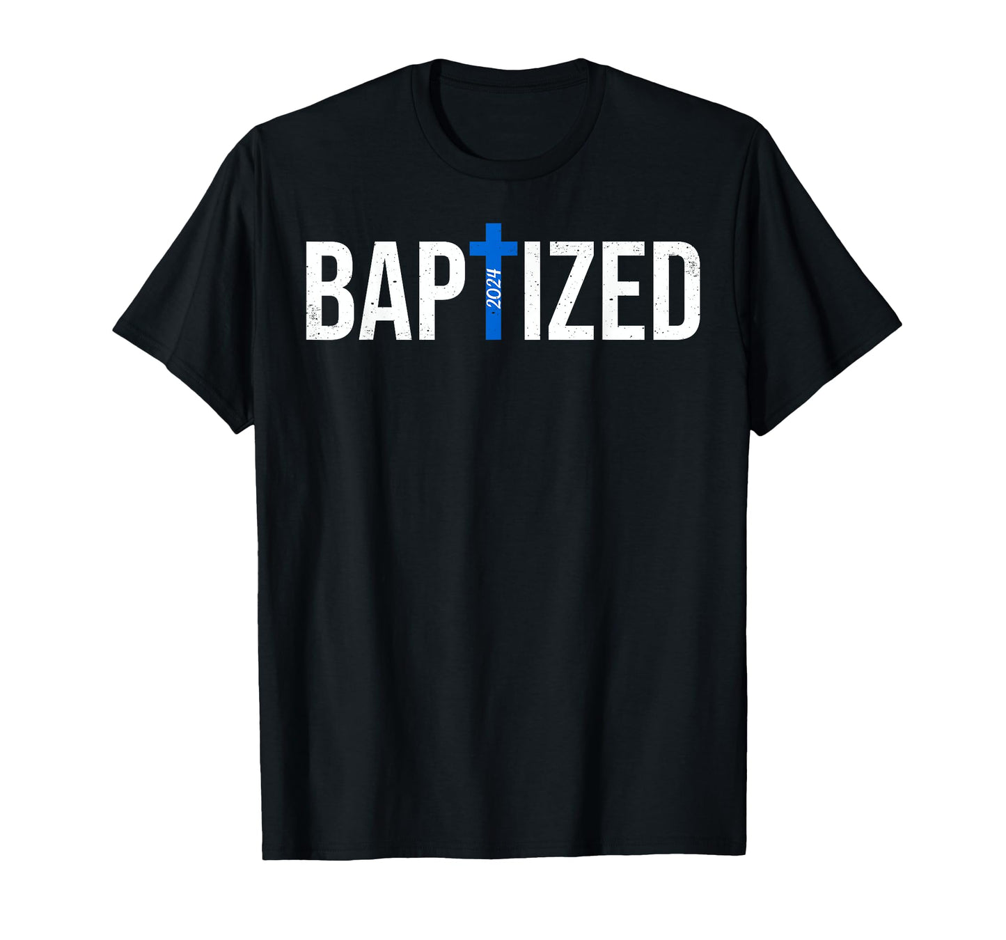 Baptized 2024 Christian Water Baptism Church Group Christ T-Shirt