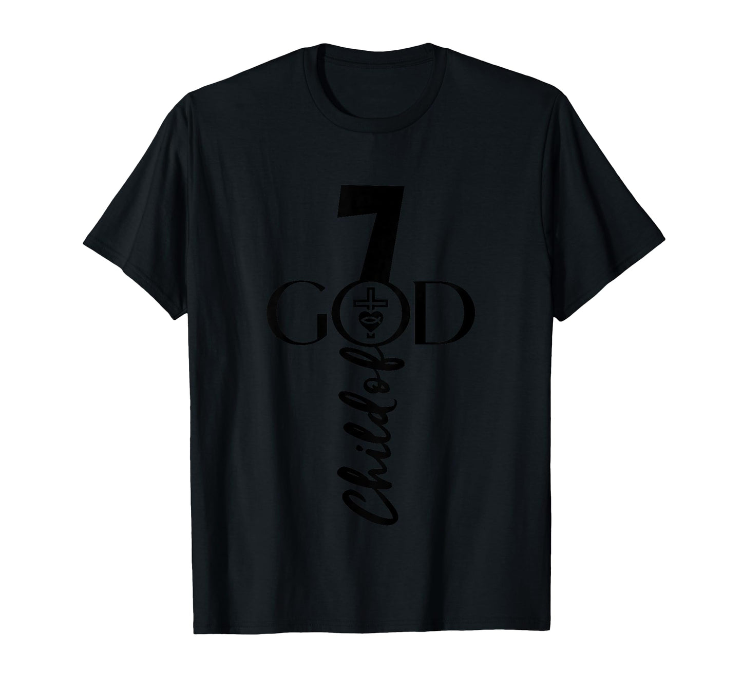 Christ GOD 7 Years Jesus 7th Birthday T-Shirt
