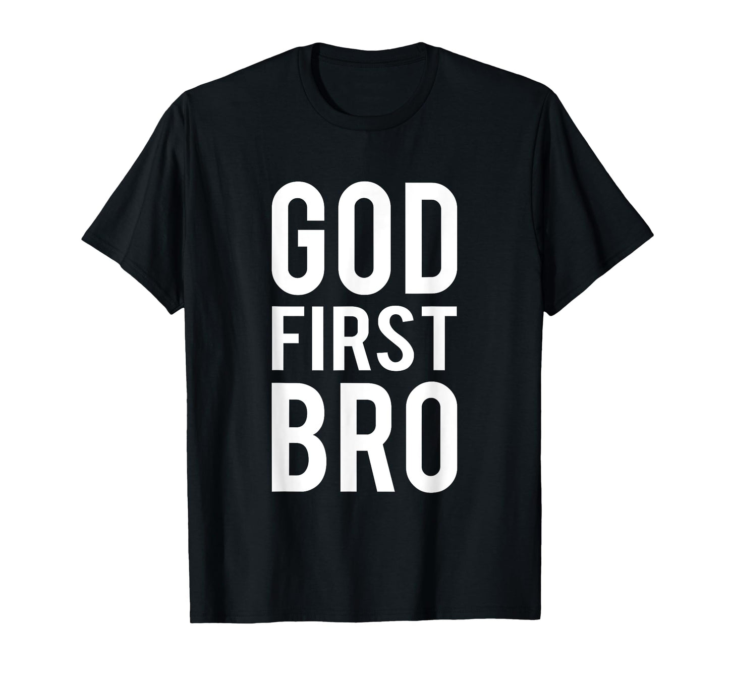 God First Bro Religious God Jesus Christian Faith Cross Lion T-Shirt
