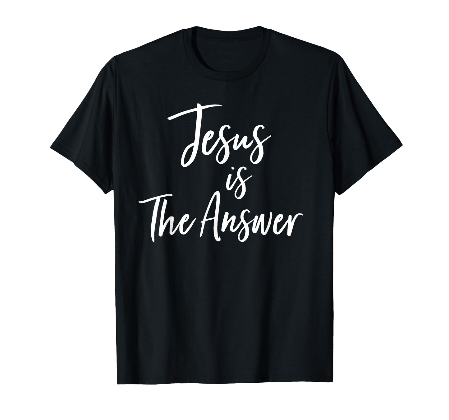 Jesus Is The Answer Grace Inspired Faith Vintage T Shirt