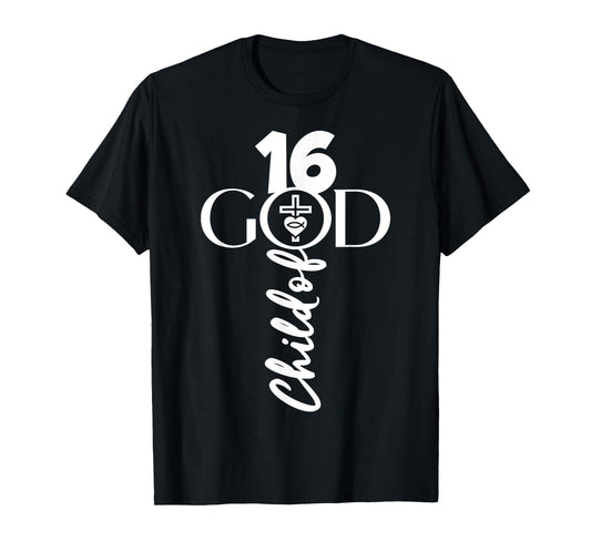 GOD 16 YEARS JESUS 16TH BIRTHDAY T-Shirt