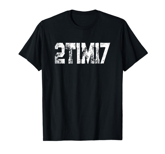 Bible Verse TShirt 2 Timothy 1 7 Spirit Power Scripture T-Shirt